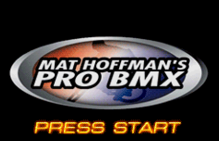 Mat Hoffman's Pro BMX Title Scree